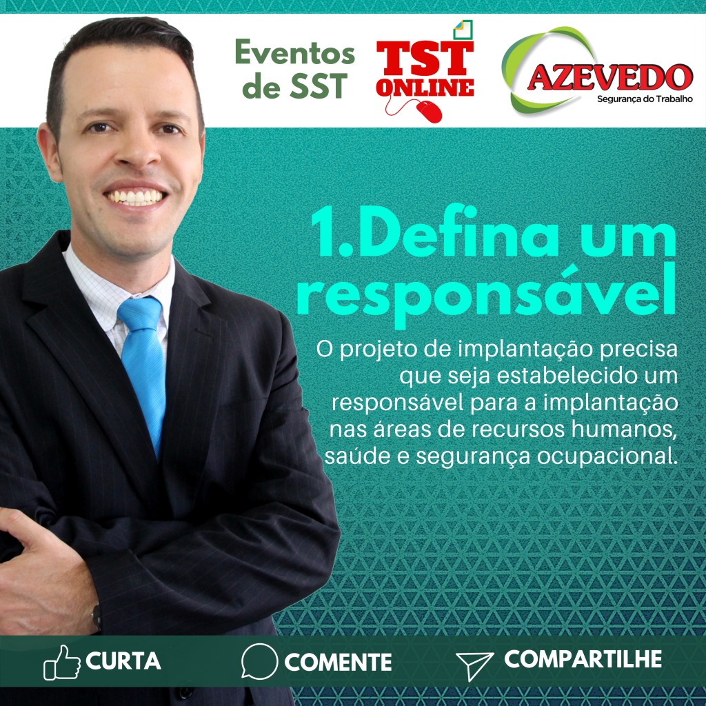 Quem deve ser o responsável pelo eSocial eventos de SST