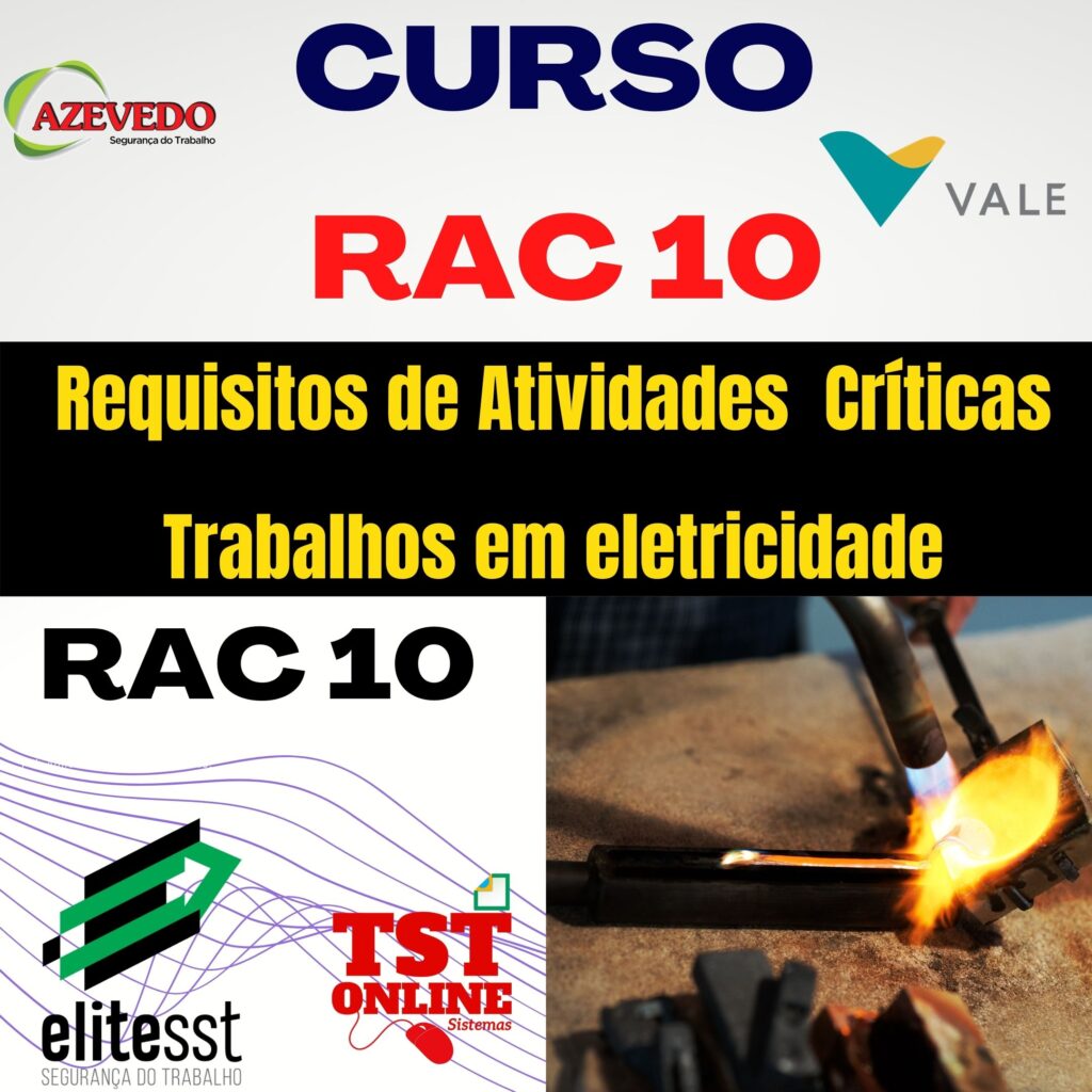 Curso Rac 10 Vale Trabalhos com Eletricidade
