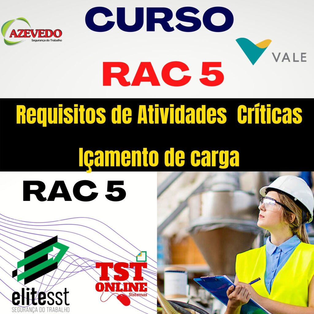 Curso Rac 5 Vale Içamento de carga