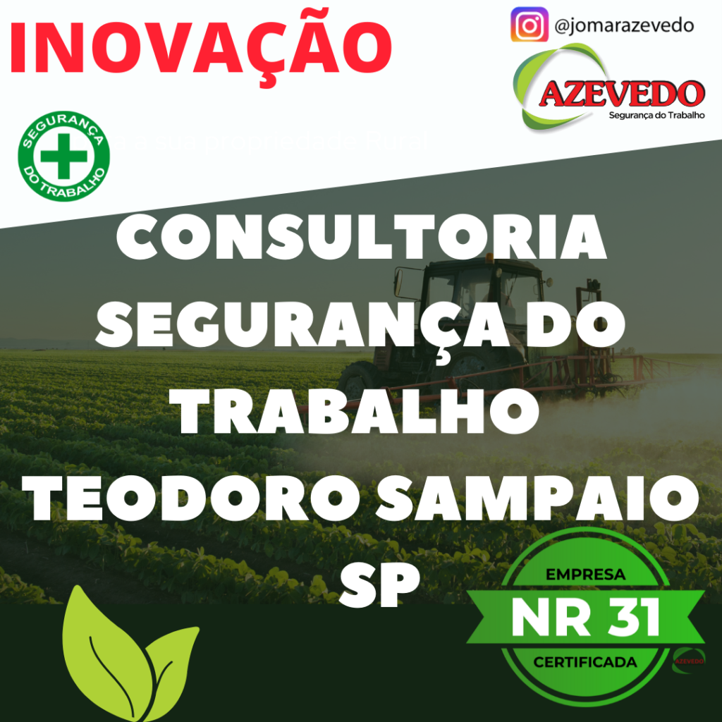 Assessoria e consultoria de Segurança e Saúde Ocupacional do Trabalho Teodoro Sampaio
