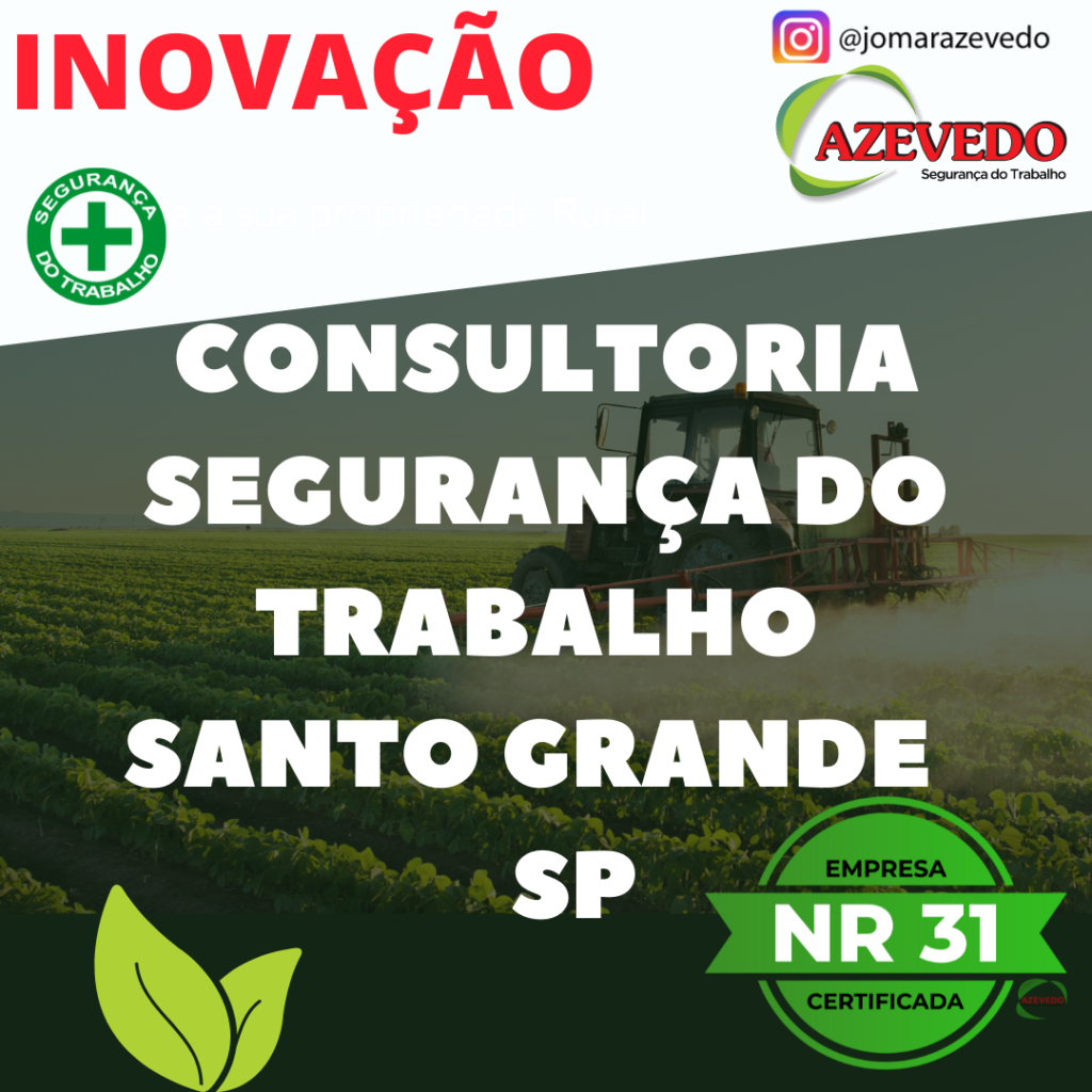 Assessoria e consultoria de Segurança e Saúde Ocupacional do Trabalho Santo Grande SP
