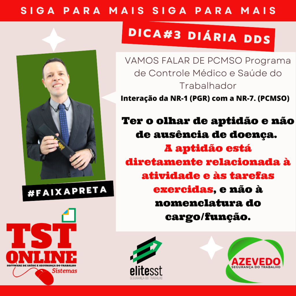 Elaboração do PCMSO: primeiro momento em que o PGR e o PCMSO se conectarão.