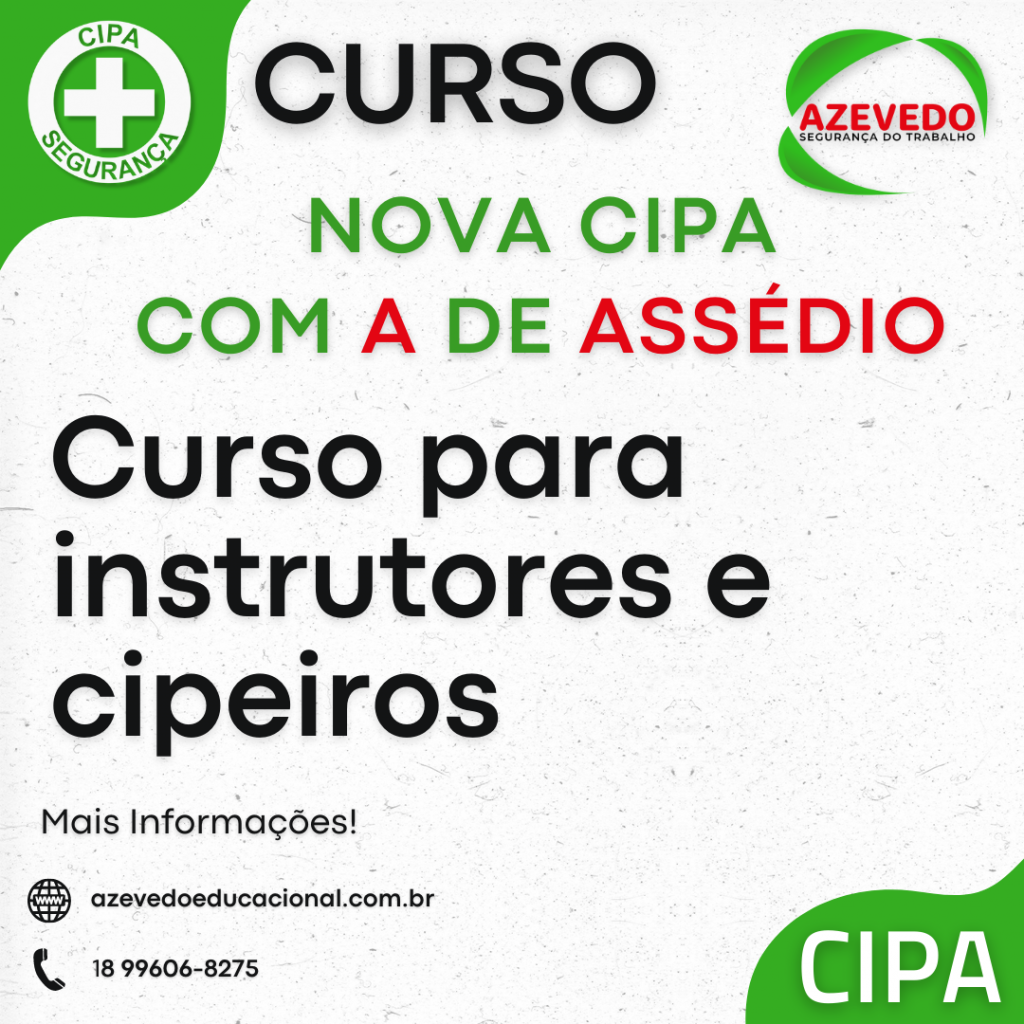 Curso Nova Cipa com A de Assédio