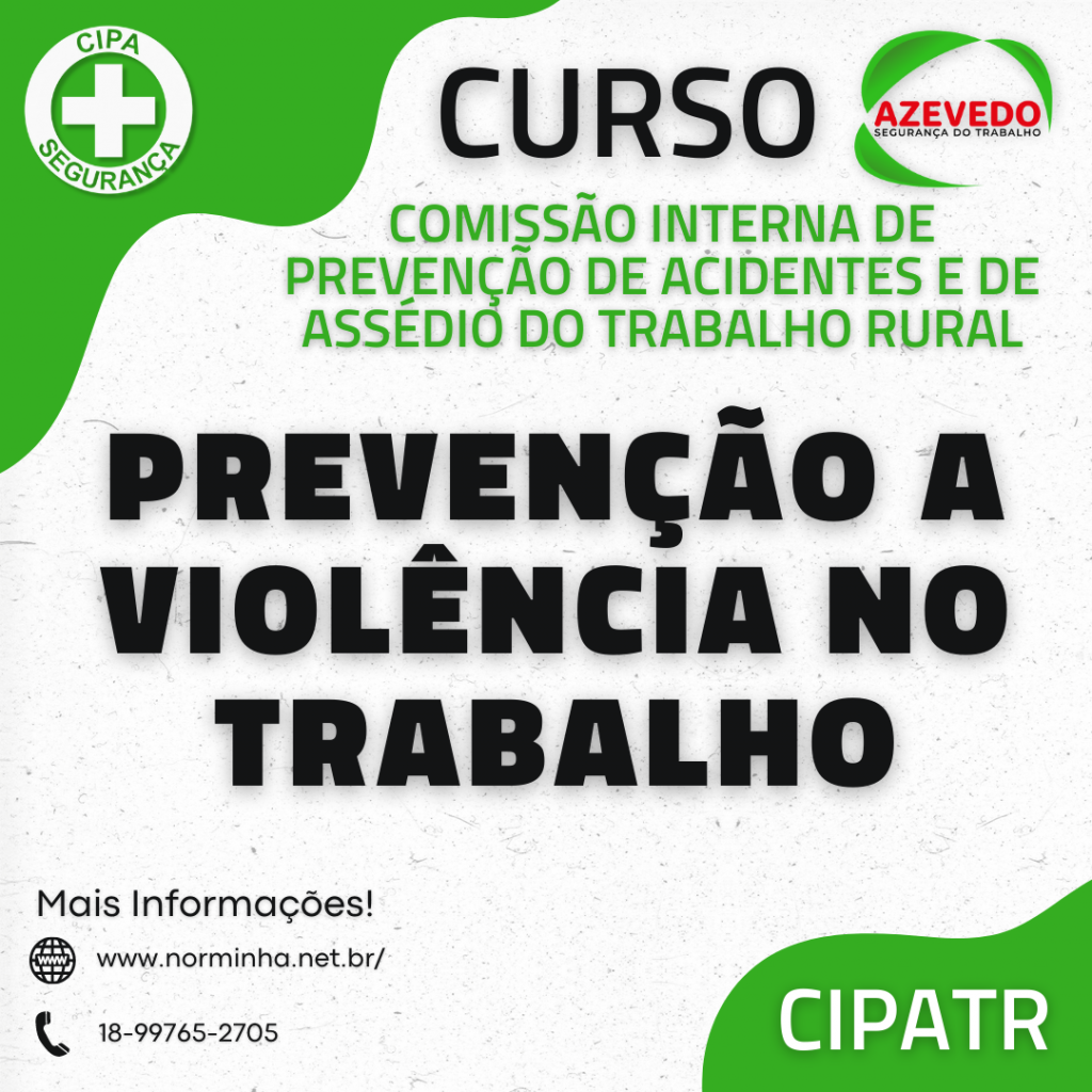 Curso Prevenção a Violência no Trabalho