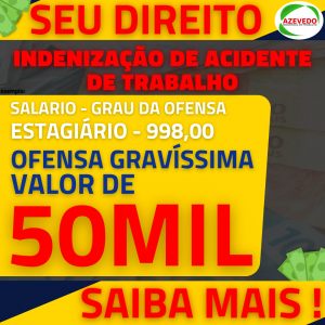 VALOR INDENIZAÇÃO ESTAGIARIO